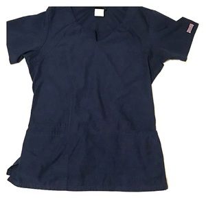 Cherokee Navy Scrub Top